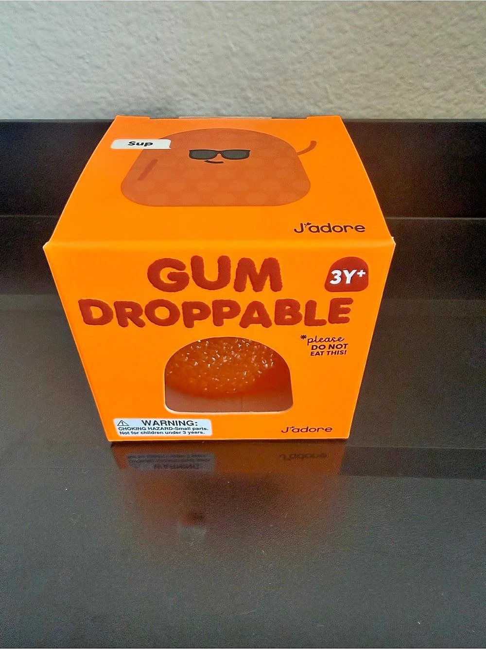 J'adore Gum Droppable Squishy Toy Orange - DSG